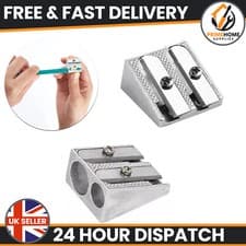 Image of Metal Pencil Sharpener 2 Hole Sharpener for up to 8.8mm size Pencils