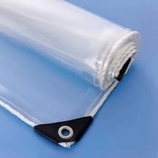 Image of 450gsm Clear Tarpaulin Heavy Duty PVC Waterproof Glass Pet Cover Tarp Sheet 2025