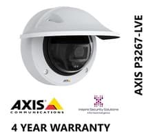 Image of Axis P3267-LVE Outdoor 5MP Dome IP Network Camera IP66 IR HD CCTV 30FPS IK10