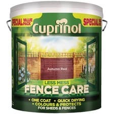 Image of Cuprinol Less Mess Fence Care Autumn Red 6 litre