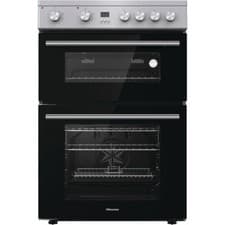 Image of Hisense HDE3211BXUK 60cm Free Standing Electric Cooker with Ceramic Hob