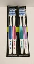 Image of Listerine Reach Interdental Toothbrush Full medium Twin x 2 pack