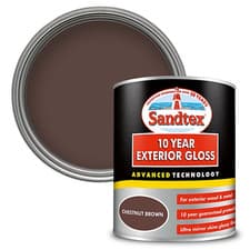 Image of Sandtex Paint 10 Year Exterior Gloss Wood Metal All Colours Water Based 750ml