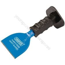 Image of Draper Brick Bolster with Hand Guard, 225 x 100mm (Sold Loose)