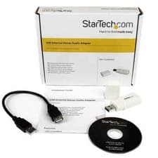 Image of StarTech.com USB to Stereo Audio Adapter Converter