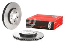 Image of Brembo 09.B356.21 Brake Disc Front Fits Chevrolet Trax Opel Mokka X Vauxhall