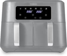 Image of Tower T17137CGRY Vortx 8.5L Dual Basket Air Fryer, , 2400W, Grey & Chrome