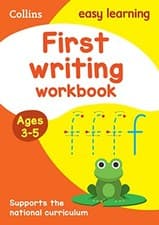 Image of First Writing Workbook Ages 3-5: New Edition (Collins Easy Learning Preschool)