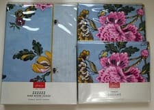 Image of JOULES CHINOISE FLORAL BEDDING DUVET COVER 2 PILLOWCASES SET - BLUE - SINGLE