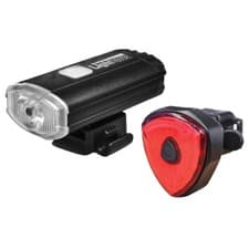 Image of Lighthouse HL-BK4091 & 4902 Elite Rechargeable LED Bike Light Set