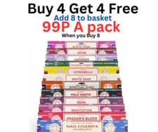 Image of Satya Incense Nag Champa Insence Sticks Joss Mix & Match 15g Scent Packs