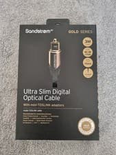 Image of Sandstrom Gold Series 3m Ultra Slim Digital Optical Cable Boxed NEW