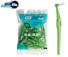 Image of TePe Angle Interdental Brushes – 0.8mm Green – Size 5 Larger gaps (Pack of 25)