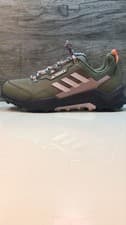Image of Adidas UK 7.5 Terrex AX4 Womens Hiking Shoes Olive Green/ Silver Dawn IG8845 New