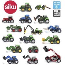 Image of Britans 1:32 Tractor Trailer John Deer Massey Fent Lorry Digger New Holland JCB