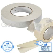 Image of STRONG DOUBLE SIDED TAPE CLEAR STICKY DIY CRAFTS ADHESIVE 12mm 25mm & 50mm x 50M