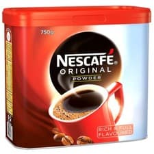 Image of NESCAFE ORIGINAL POWDER COFFEE 750g CATERING TIN APPROX 416 SERVINGS! FREEPOST!!