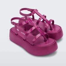 Image of 2025Melissa All-Match Wedge Sandals Women Non-Slip Flat Shoe