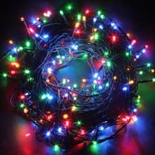 Image of Christmas Fairy Lights LED String Mains Plug-In Outdoor XMAS Home Decor 100-2000