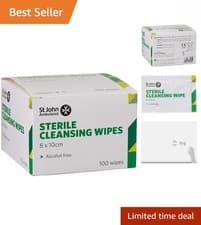 Image of F115100 Gentle Sterile Cleansing Wipes - Essential for Home and Travel Safety