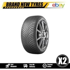 Image of 2x 255/45R20 Kumho Solus HA32 255 45 20 105W XL Car Tyres B-Rated Wet