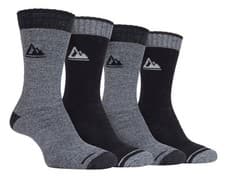 Image of STORM BLOC - 4 Pack Mens Cushioned Thick Hiking Work Walking Summer Boot Socks
