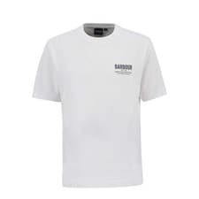 Image of Barbour Relaxed Souter T-Shirt White
