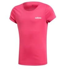 Image of Girls Adidas T-Shirt Children Top Pink Kids Junior DV2773