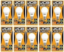 Image of Jcb LED Gls 10W B22 820lm 6500K DayLight Bulb (10 Pack)