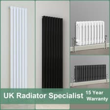 Image of Designer Radiator Horizontal Vertical Oval Column Flat Panel Traditional Heating