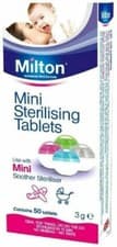 Image of Milton Mini Sterilizing Tablets 2 X 50 Tablets