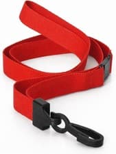 Image of Lanyard Neck Strap ID Card Holder Rpet Safety Breakaway with Plastic Clip Clasp