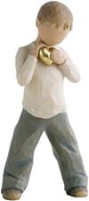 Image of Willow Tree Heart of Gold Boy Figurine