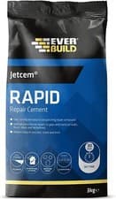 Image of Everbuild 3kg Jetcem Premix Sand Rapid Set Cement JETCEM3 Fast repair mortar