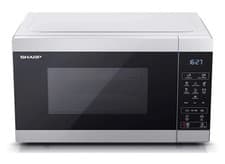 Image of SHARP YC-MS252AU-S Solo Microwave Silver 25L Digital Controls Countertop Kitchen