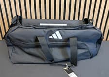 Image of Adidas Tiro League Duffel Bag - Black/White - Medium