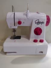 Image of Sew Amazing Station Kids Sewing Machine Set with Textile Kit Complete Set
