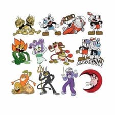 Image of Cuphead Mystery Collector Pin Badges Series One