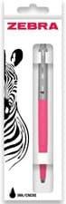 Image of Zebra Pen Retractable Ballpoint Pens Black Premium Barrel Medium All Colours
