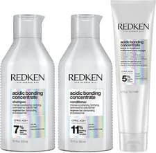 Image of REDKEN Acidic Bonding Concentrate, Shampoo, Conditioner & Leave-In Treatment Set