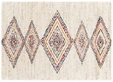 Image of Noble Vibrant Diamonds Multi Rug Non-Shedding Soft Cosy Indoor Floor Rug