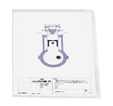 Image of Durable A4 120 mu Polypropylene Pockets - Transparent colourless