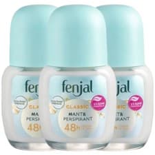 Image of Fenjal Classic Anti-Perspirant Roll On 48H Protect & Care 3 x 50ml