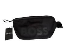 Image of Hugo Boss Bumbag Pixel Belt Bag Black New Tags Logo Boss