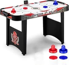 Image of Air Hockey Table 4FT for Kids Powered Electric Hockey Game Table Indoor