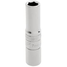 Image of Draper Expert Quality 1/4" Square Drive Hi-Torq 6 Point Deep Socket - 7mm
