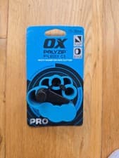 Image of OX Pro Polyzip Flex Plastic Pipe Cutter C1 – Cuts 15-28mm Pipes with Ease New