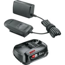 Image of Bosch Genuine GREEN P4A 18v Cordless Li-ion Battery 2ah and Standard Charger