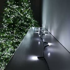 Image of 200 LED 16m Premier Christmas Outdoor Multi Function Timer Lights in Cool White