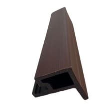 Image of Slatted Composite Cladding Wall Panel - 2M (2 Packs) | Teak & Anthracite | NEW!
